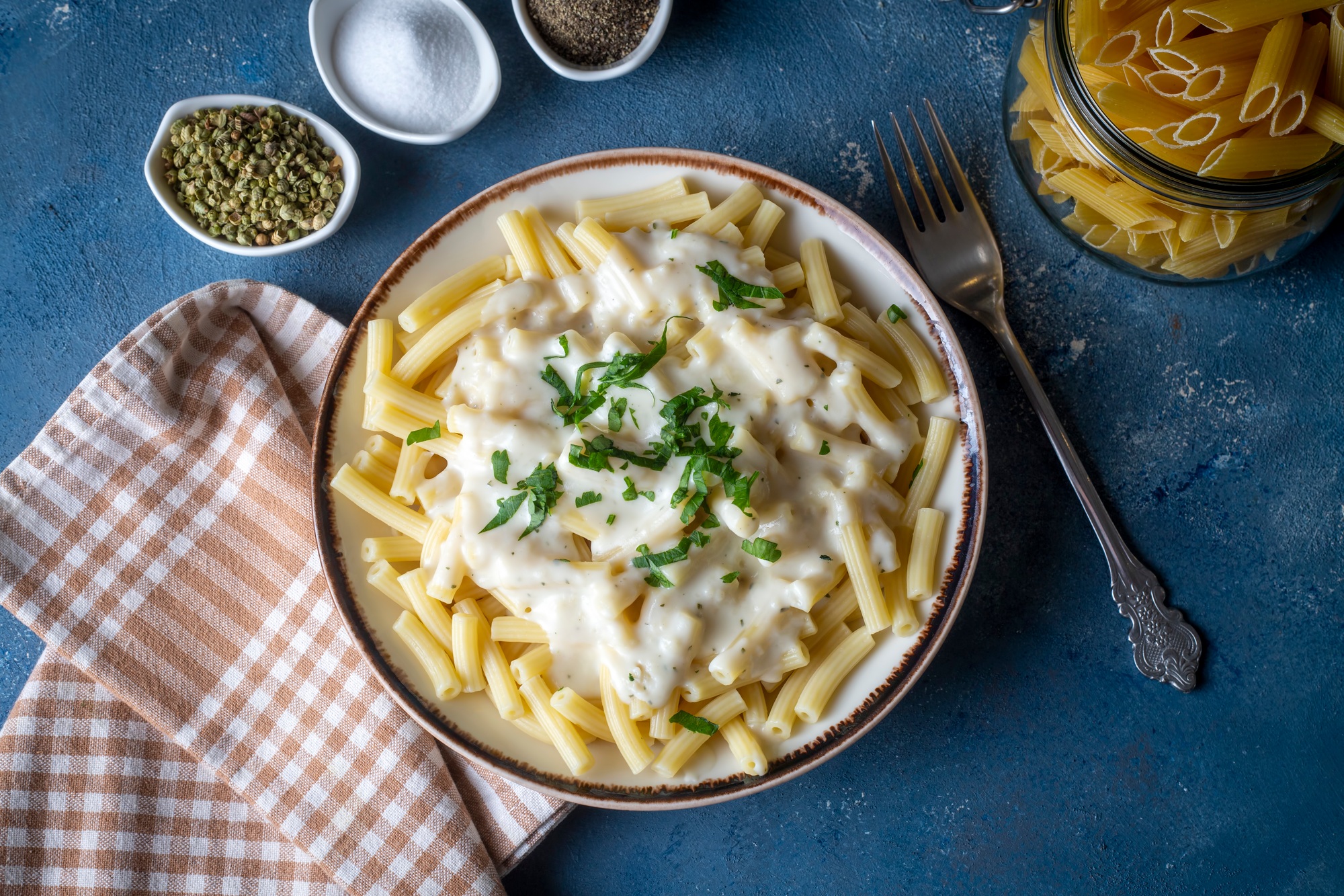 Delicious dishes; Cheese Sauce Pasta