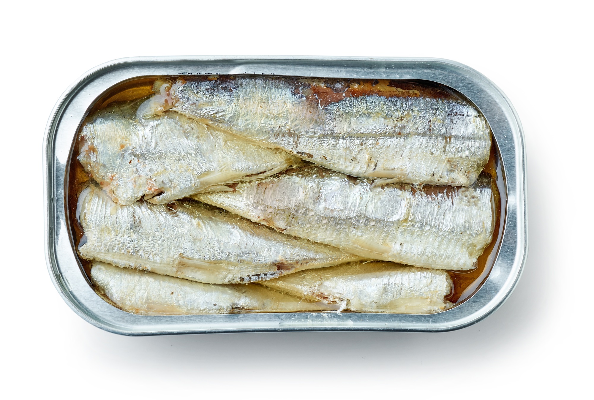 open sardines can