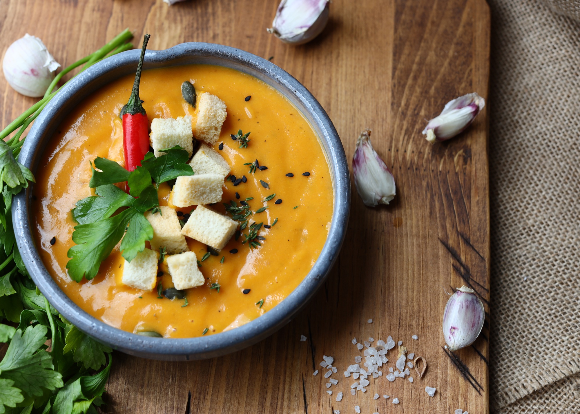 Pumpkin Puree Soup