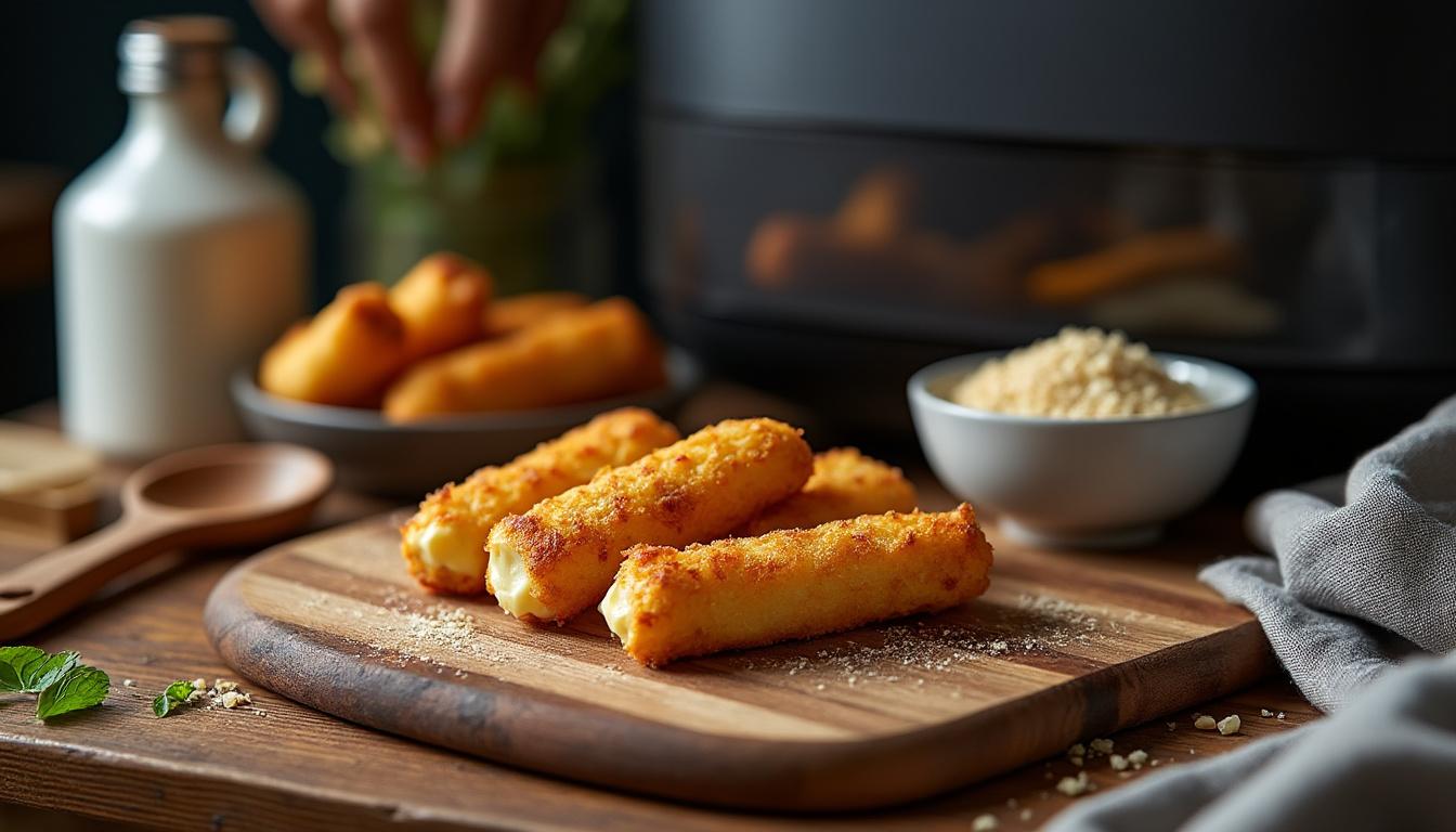 découvrez nos 5 astuces incontournables pour préparer des mozzarella sticks à l'air fryer qui raviront vos papilles. transformez vos en-cas en délices croustillants et savoureux grâce à nos conseils pratiques.