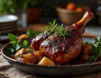 apprenez les astuces incontournables pour réchauffer à la perfection une cuisse de canard confite. offrez à vos invités un plat savoureux et raffiné qui éveillera leurs papilles et fera de votre repas un moment inoubliable.