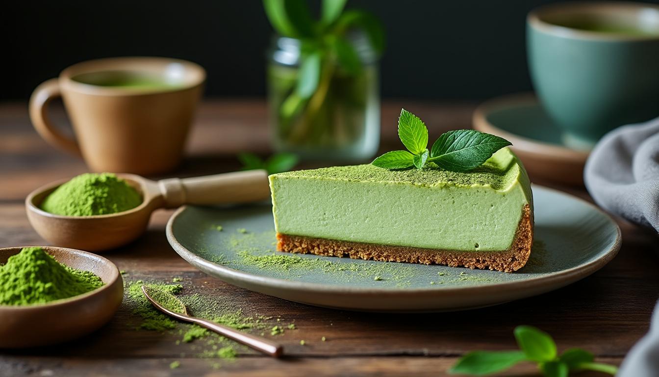 découvrez les bienfaits du matcha pour enrichir votre cheesecake ! alliant un goût unique et des atouts santé, cette délicieuse fusion vous invite à savourer une expérience gourmande et nutritive. apprenez comment intégrer le matcha dans vos recettes pour un dessert à la fois savoureux et bénéfique.