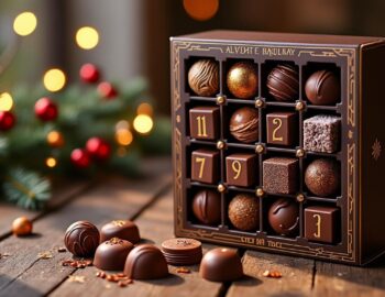 offrez-vous une expérience gourmande inoubliable avec notre calendrier de l'avent artisanal, rempli de délices chocolatés. chaque jour, savourez une création unique d'un chocolatier passionné et laissez-vous envoûter par la magie des fêtes.