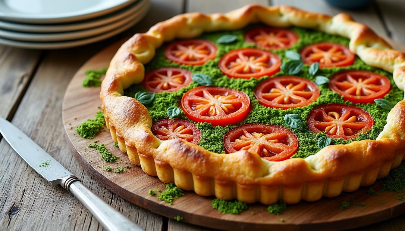 découvrez comment personnaliser une délicieuse tarte tatin à la tomate et au matcha, une recette savoureuse qui impressionnera à coup sûr vos invités lors de vos dîners. laissez-vous séduire par cette alliance originale et créative qui allie douceur et finesse.