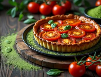 découvrez comment personnaliser une délicieuse tarte tatin de tomates claire au matcha pour impressionner vos invités. cette recette originale allie saveurs sucrées et salées, tout en ajoutant une touche de sophistication grâce au matcha. parfaite pour vos dîners, elle ravira les papilles et émerveillera vos convives.