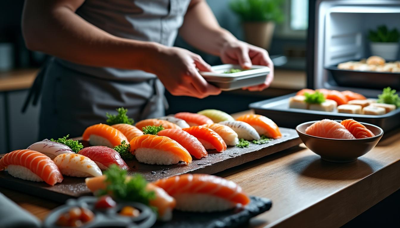 découvrez si vous pouvez congeler des sushis faits maison et apprenez à éviter les erreurs courantes pour préserver la qualité de vos créations. des conseils pratiques pour profiter de vos sushis plus longtemps.