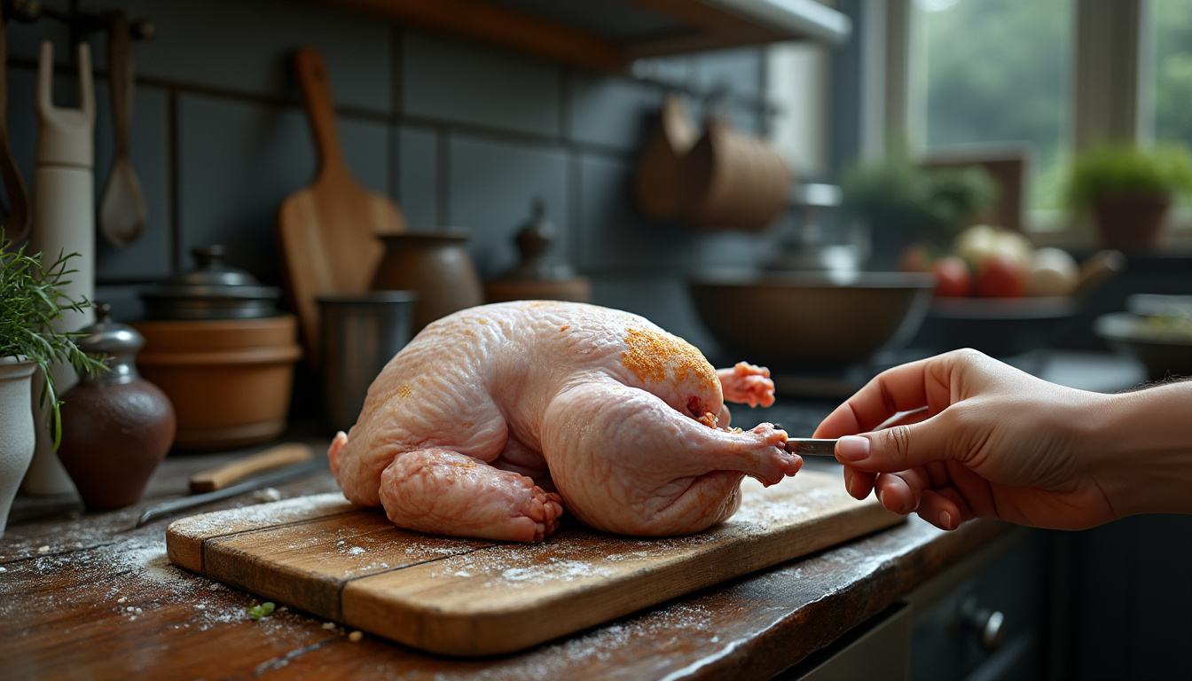 découvrez comment reconnaître un poulet avarié, les risques pour votre digestion et les précautions à prendre avant de consommer de la viande qui sent mauvais.