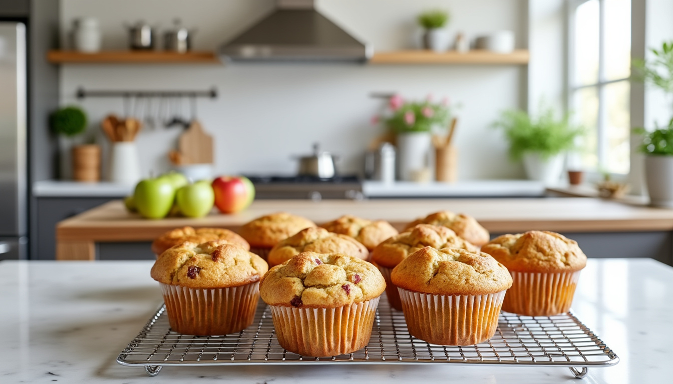 découvrez une recette gourmande de muffins aux pommes signée cyril lignac. faciles à réaliser, ces muffins moelleux raviront petits et grands pour un goûter ou un dessert savoureux !