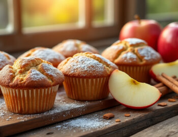 découvrez la recette gourmande de muffins aux pommes inspirée par cyril lignac. faciles à préparer, moelleux et savoureux, ces muffins raviront petits et grands pour le goûter ou le petit-déjeuner !