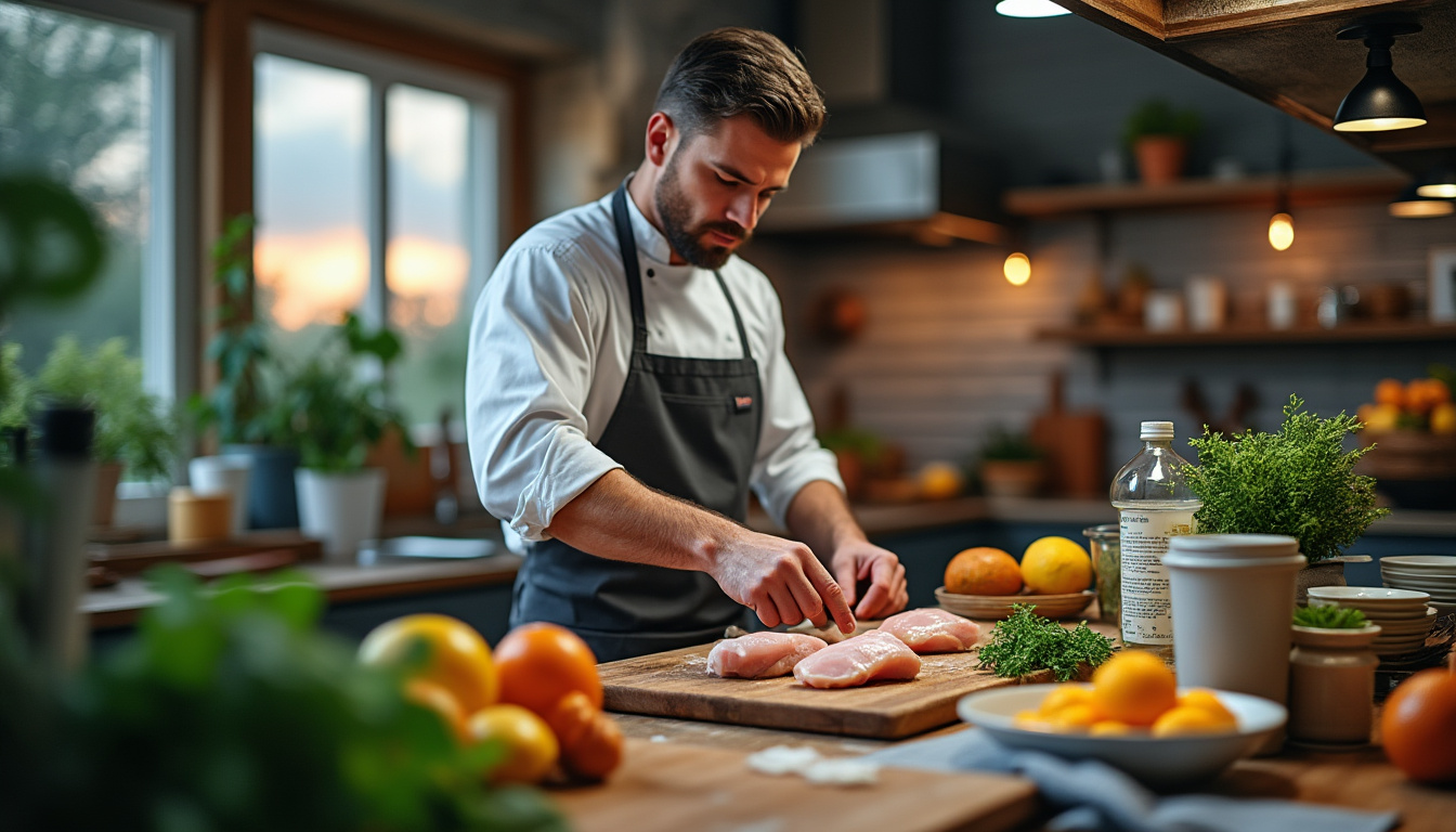 découvrez des astuces efficaces pour éliminer l'odeur forte du filet de poulet dans votre cuisine et profitez d'un espace toujours frais après la cuisson.