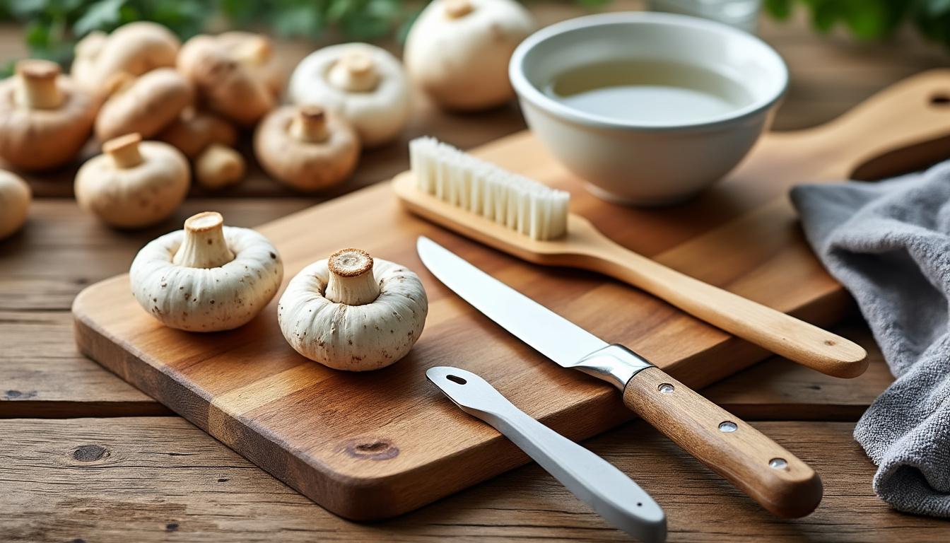 découvrez notre guide complet pour débutants sur la façon de nettoyer facilement les trompettes de la mort. conseils pratiques et étapes simples pour préparer ces champignons savoureux en toute sécurité.