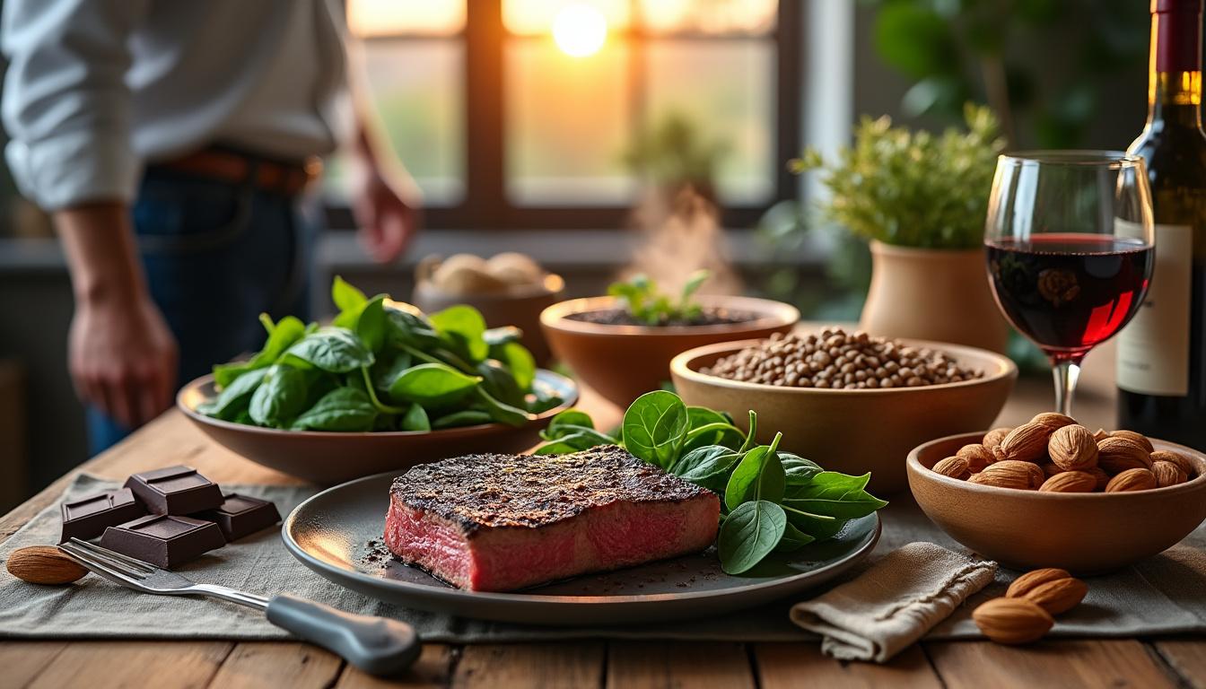 découvrez comment équilibrer votre alimentation grâce à un menu de la semaine spécialement conçu pour faire le plein de fer et préserver votre énergie au quotidien.