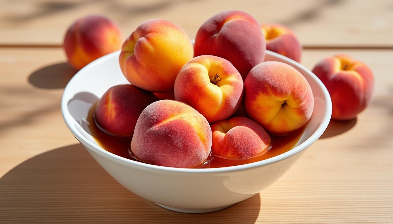 découvrez comment préparer des pêches au sirop sans stérilisation, pour retrouver toute la saveur authentique et naturelle des fruits dans un dessert maison facile et rapide.