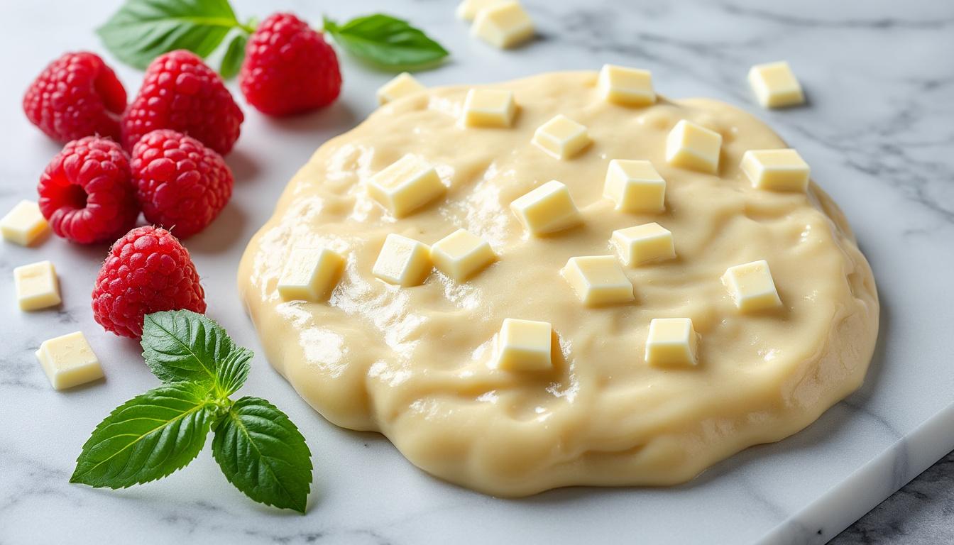 découvrez une recette gourmande de gaufres au chocolat blanc, framboise et basilic : une alliance surprenante de douceur et de fraîcheur pour des moments sucrés inoubliables.