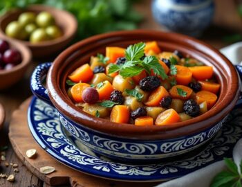 apprenez à préparer un tajine végétarien sucré-salé délicieux et original pour surprendre et ravir vos invités lors de vos repas.
