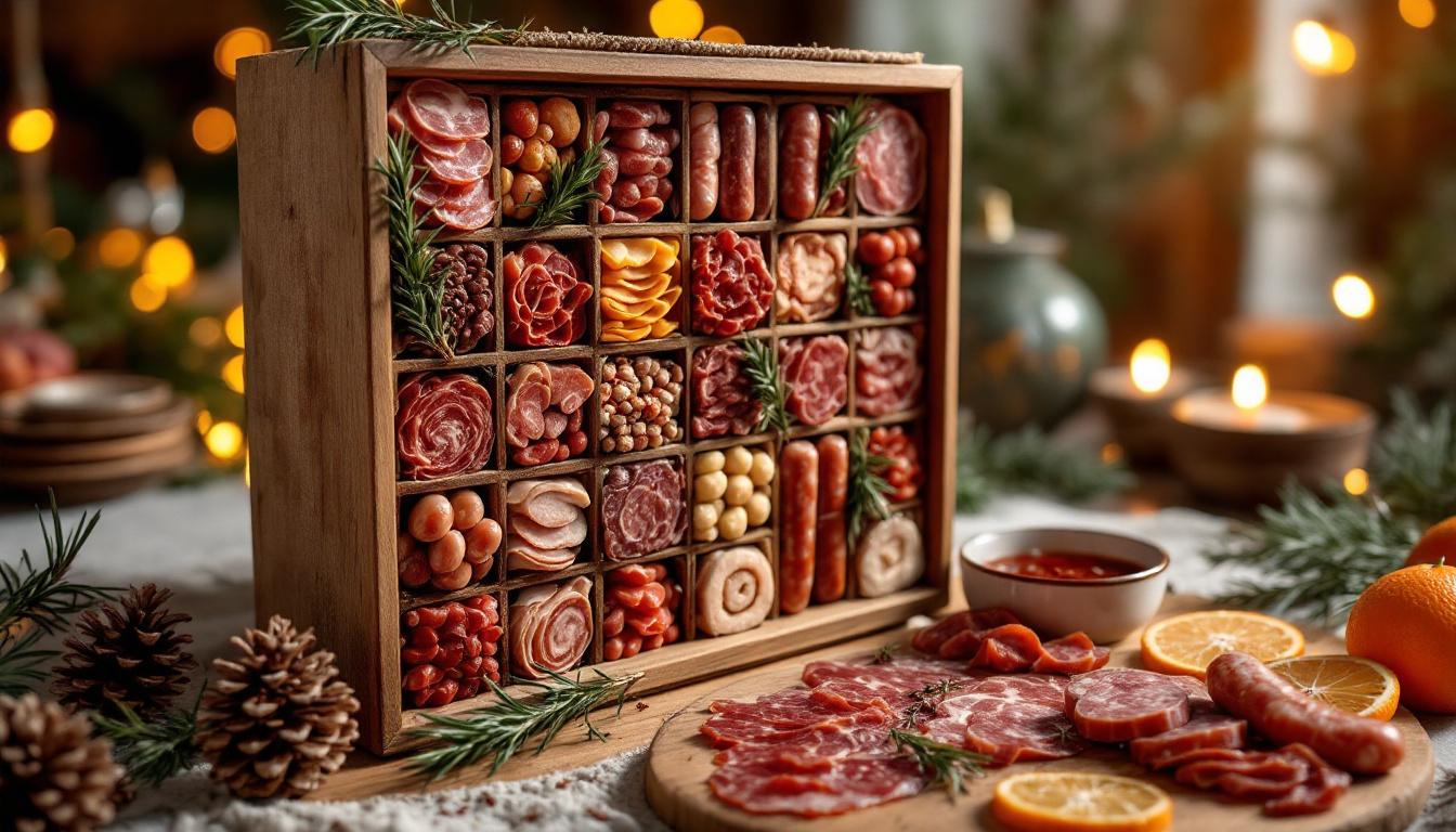 découvrez le calendrier de l'avent saucisson, une délicieuse surprise quotidienne alliant plaisir gourmand et originalité pour un décembre exceptionnel.