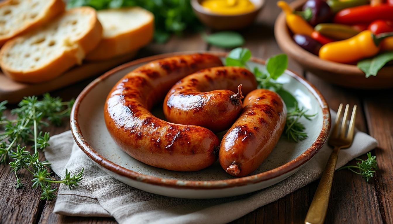 découvrez nos recettes authentiques de saucisses de canard du sud-ouest, riches en saveurs et faciles à préparer pour régaler vos papilles.