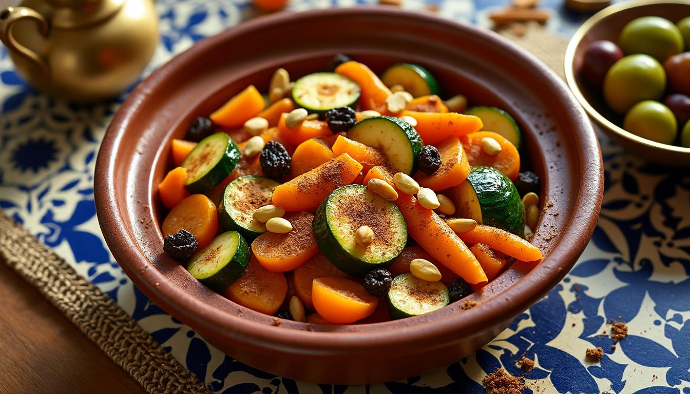 découvrez comment personnaliser votre tajine végétarien sucré-salé avec des astuces simples et savoureuses pour l'adapter à tous vos goûts.