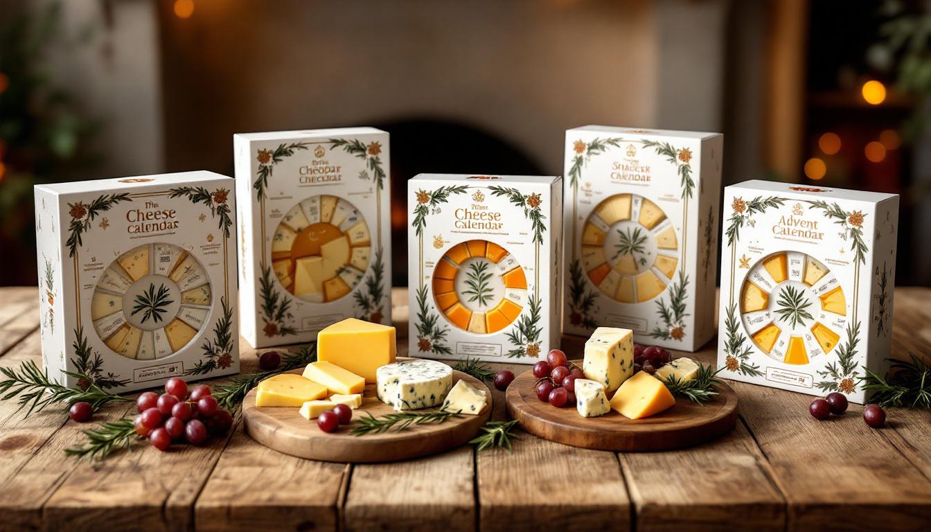 découvrez notre sélection des 5 meilleurs calendriers de l'avent au fromage, parfaits pour les amateurs de saveurs gourmandes à savourer chaque jour avant noël.