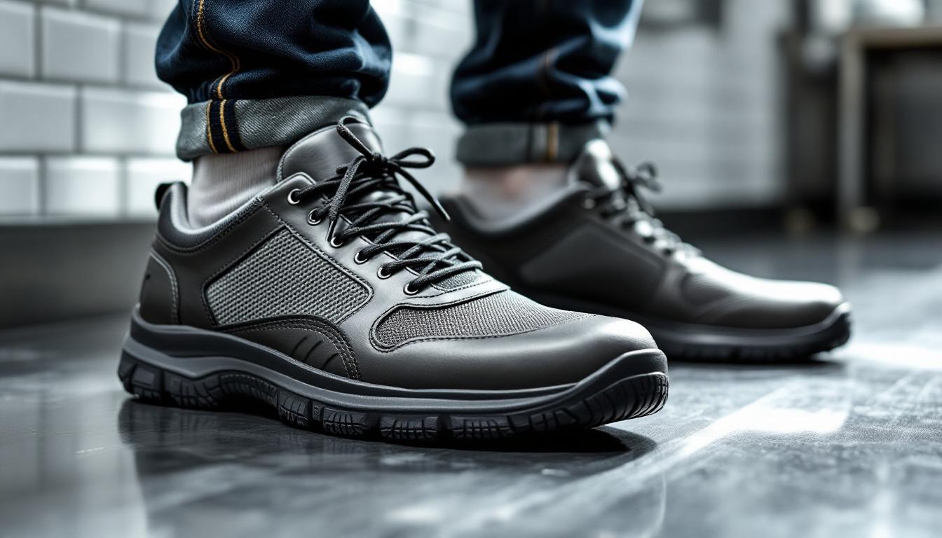 découvrez notre sélection de chaussures de sécurité spécialement conçues pour les professionnels de la cuisine, alliant confort, protection et durabilité pour un environnement de travail sûr.