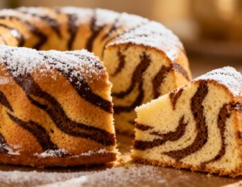 cake marbré italien façon tigre
