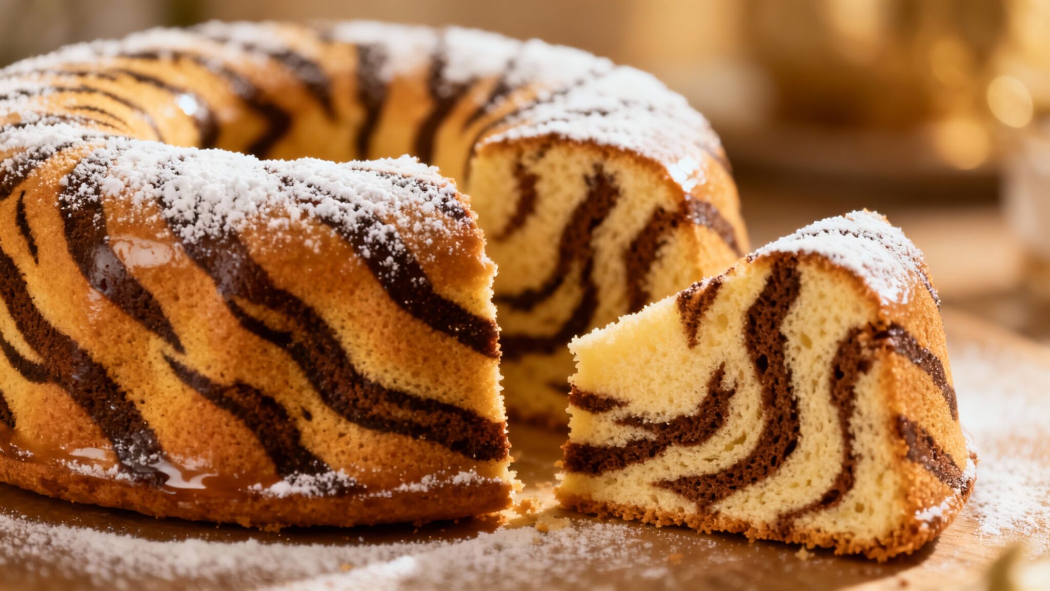 cake marbré italien façon tigre