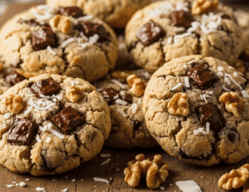 cookies coco chocolat et noix