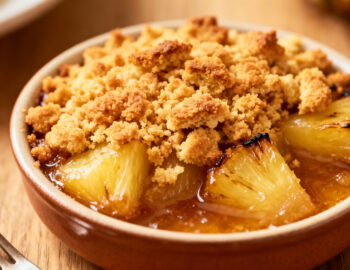 crumble ananas