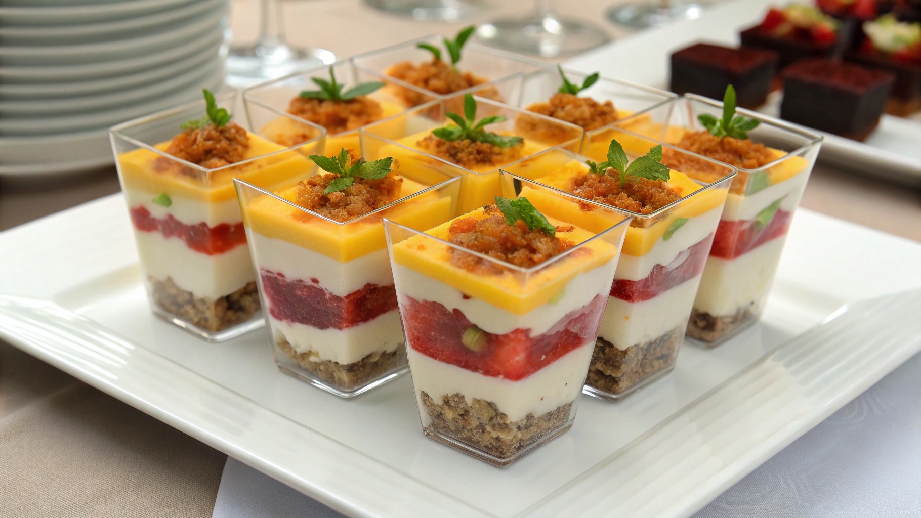 verrines en plastique