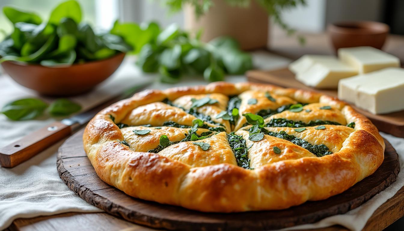 découvrez la recette authentique de la spanakopita avec françois régis gaudry et apprenez à la préparer facilement pour régaler vos proches.