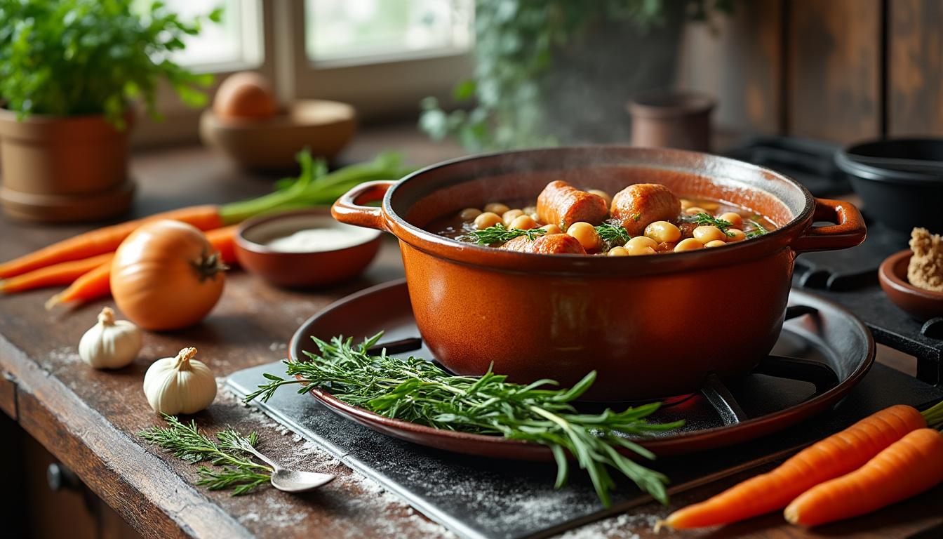 découvrez la recette incontournable du cassoulet d'etchebest, parfaite pour les passionnés de cuisine désirant savourer un plat traditionnel riche en saveurs.