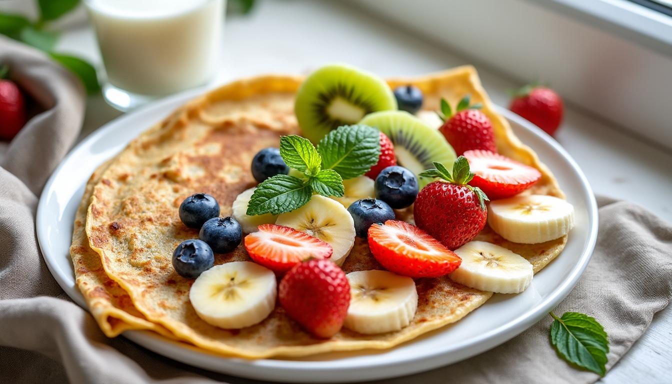découvrez nos recettes de crêpes faibles en calories pour savourer un dessert gourmand et sain, idéal pour se faire plaisir sans culpabilité grâce à des ingrédients naturels et équilibrés.