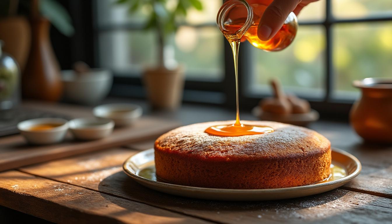 découvrez comment transformer un gâteau trop sec en une douceur moelleuse grâce à un sirop délicieux et facile à préparer.