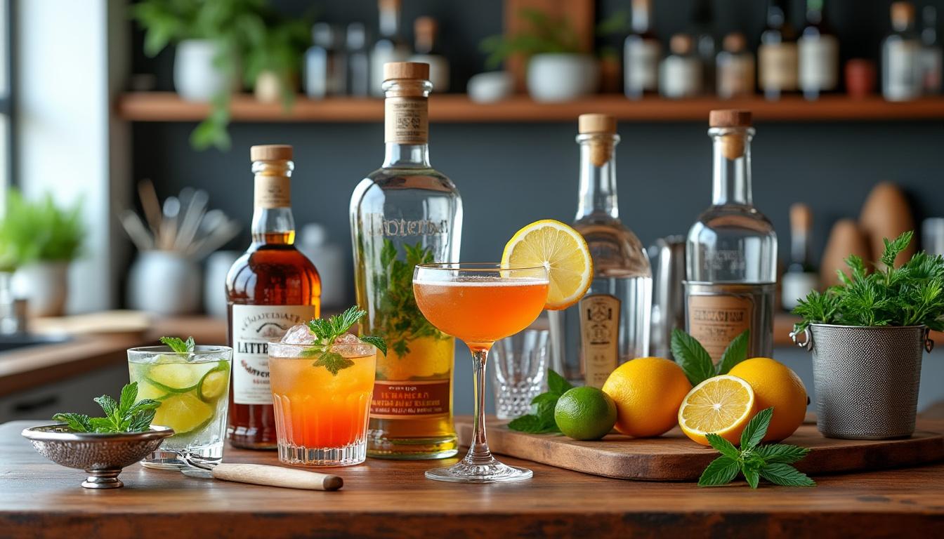 découvrez l'art de la mixologie et préparez les cocktails de l'été 2024 chez vous avec des recettes simples et rafraîchissantes.