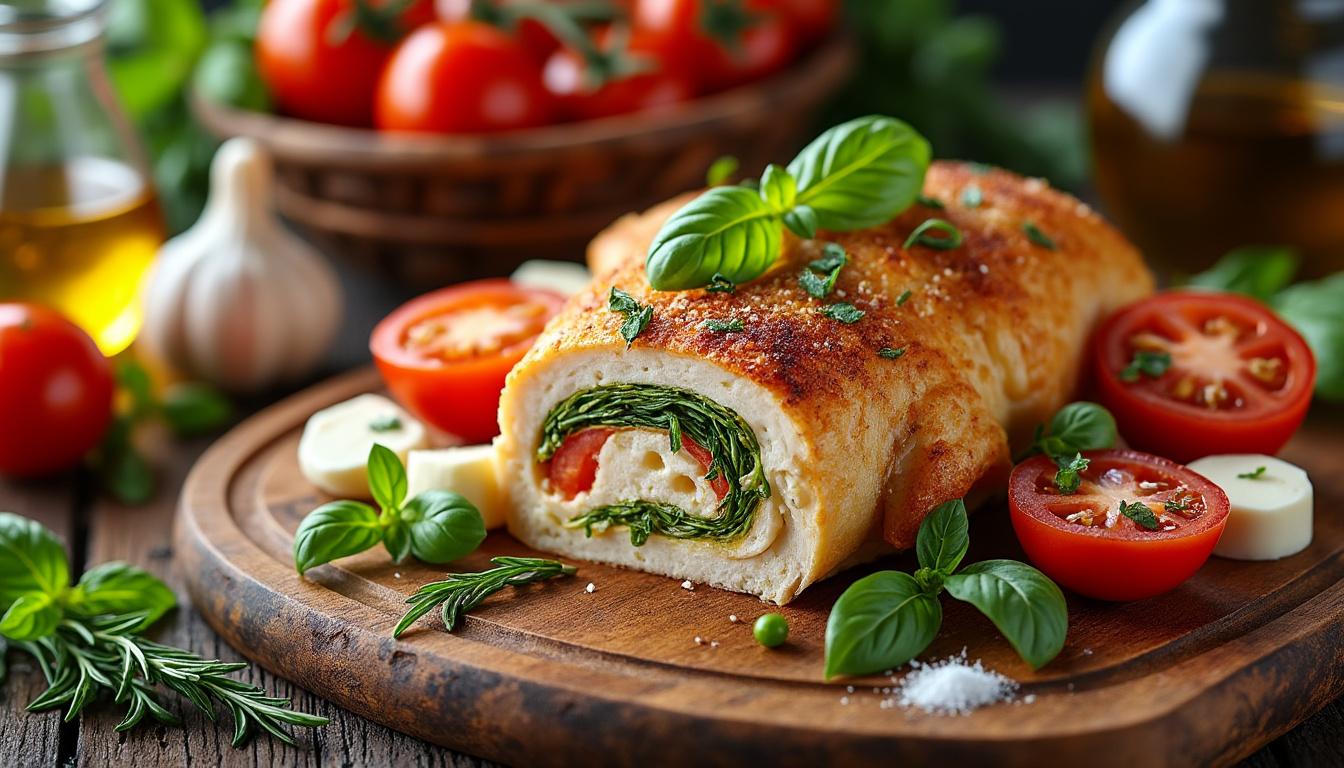 découvrez les ingrédients essentiels pour préparer un poulet farci à l'italienne savoureux et plein de saveurs authentiques. une recette parfaite pour un repas gourmand et convivial.