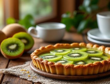 découvrez la recette familiale authentique de la tarte au kiwi de grand-mère, un dessert gourmand et convivial à partager en famille.