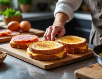 découvrez comment préparer un délicieux croque-monsieur à la manière d'alain ducasse grâce à notre recette facile et expliquée en étapes simples.
