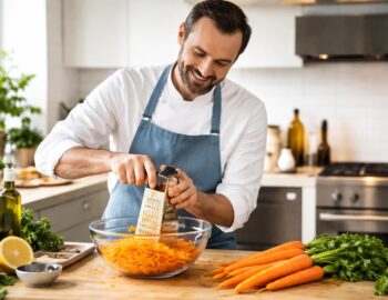 découvrez la recette facile et rapide des carottes râpées de cyril lignac, pour déguster une entrée fraîche et savoureuse comme chez les grands chefs.