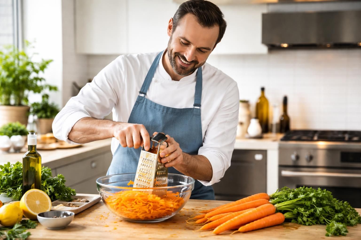 découvrez la recette facile et rapide des carottes râpées de cyril lignac, pour déguster une entrée fraîche et savoureuse comme chez les grands chefs.