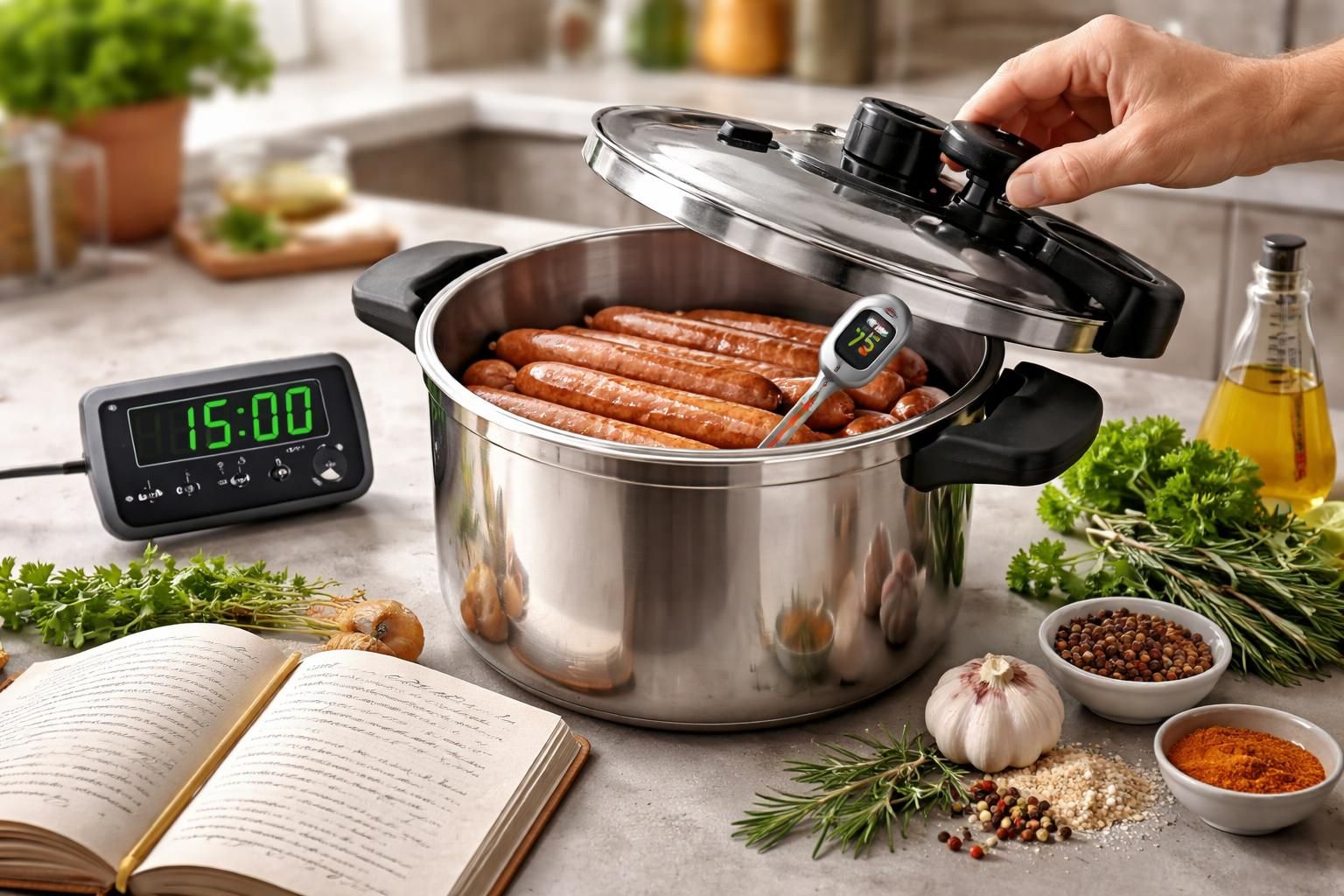 découvrez nos meilleures astuces pour optimiser le temps de cuisson de la saucisse de couenne à la cocotte minute et réussir des plats savoureux en un rien de temps.