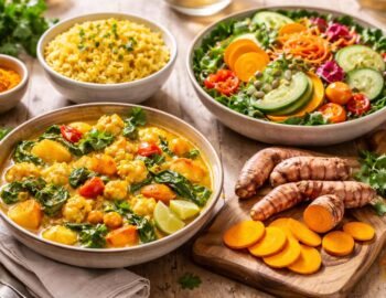 découvrez des recettes végétariennes savoureuses qui subliment le curcuma frais, apportant couleur et bienfaits à vos plats quotidiens.