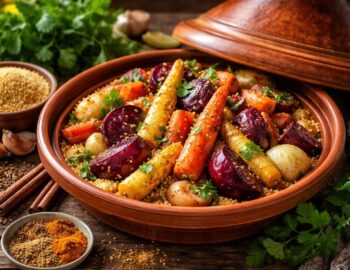 découvrez notre recette de tajine de légumes racines au millet, une alliance savoureuse alliant nutrition optimale et plaisir gourmand, idéale pour un repas sain et équilibré.