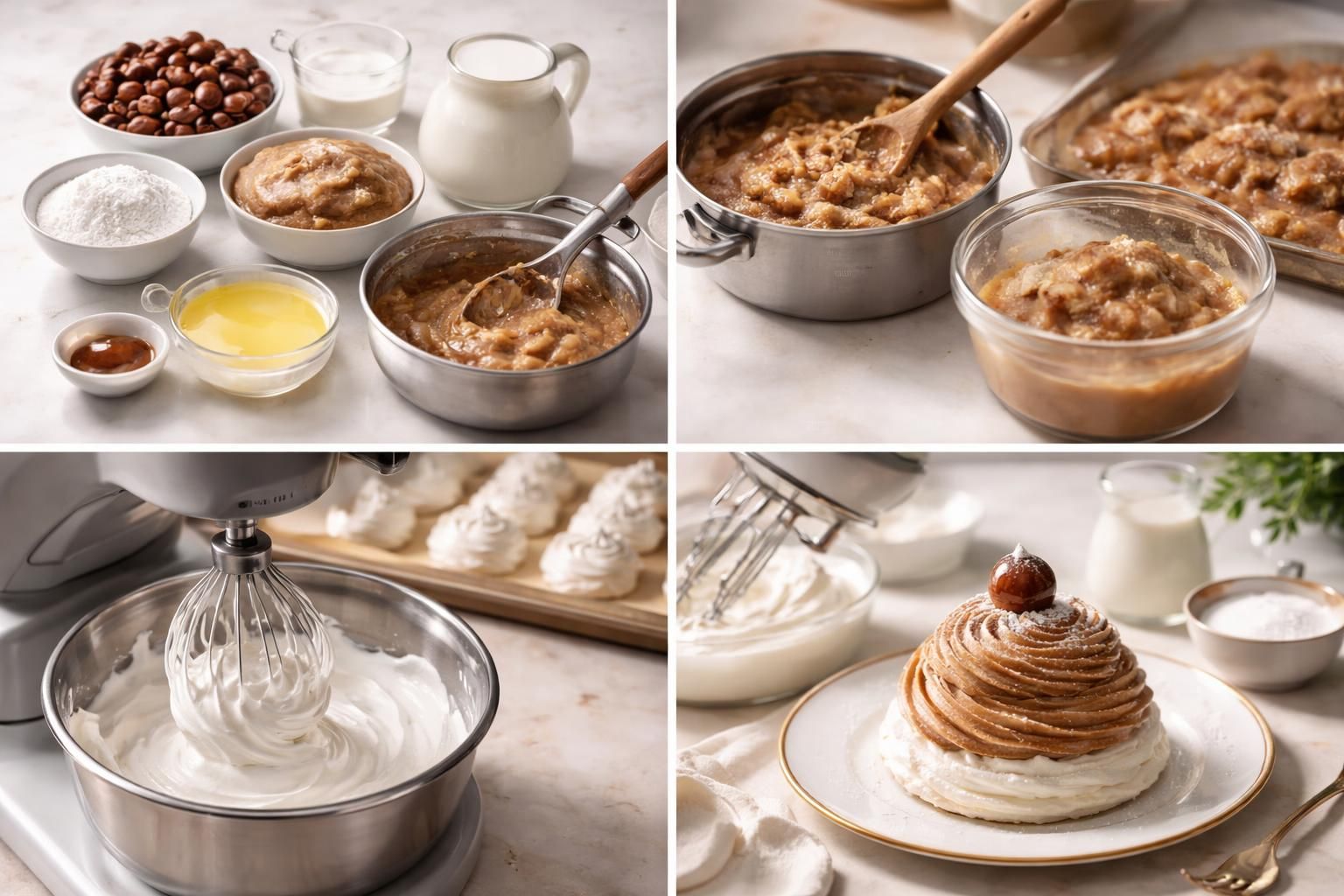 découvrez notre recette du mont blanc, un dessert gourmand et élégant. suivez notre guide étape par étape pour réussir ce classique à la crème de marrons et épater vos invités.