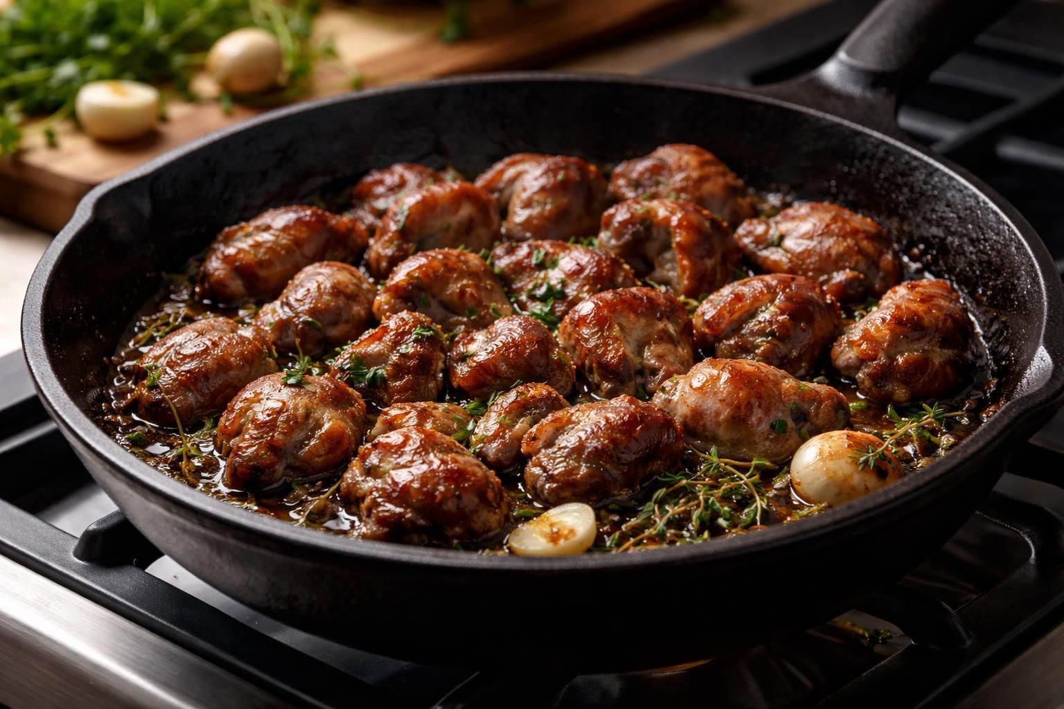 apprenez à cuire des gésiers de poulet délicieusement pour surprendre et ravir vos invités lors de vos repas.