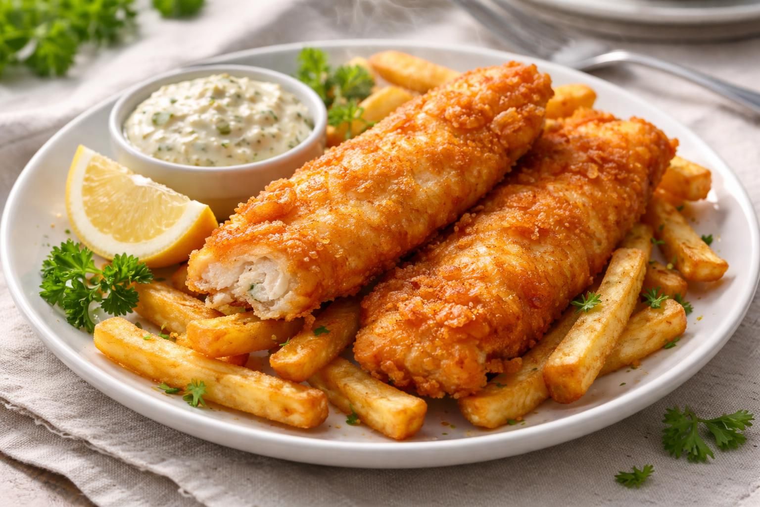 découvrez comment préparer un délicieux fish and chips à l'air fryer, alliant croustillant et santé pour un repas savoureux et léger.
