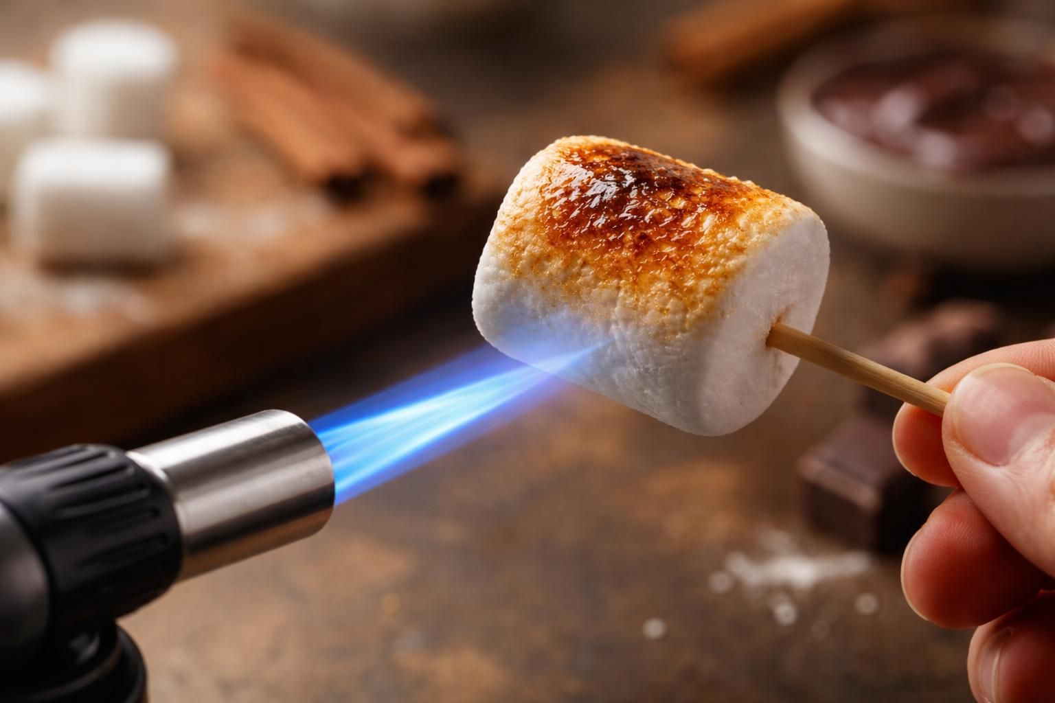 découvrez comment griller un chamallow à la perfection avec un chalumeau de cuisine pour une expérience gourmande et originale à savourer chez vous.