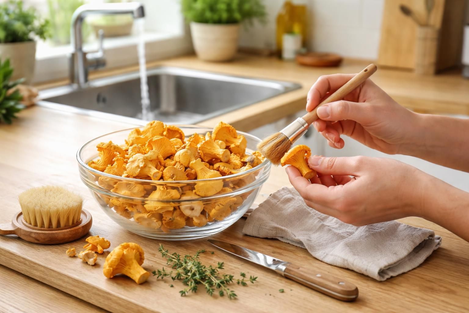 découvrez la méthode idéale pour nettoyer facilement les chanterelles et préparer ces délicieux champignons en toute simplicité.
