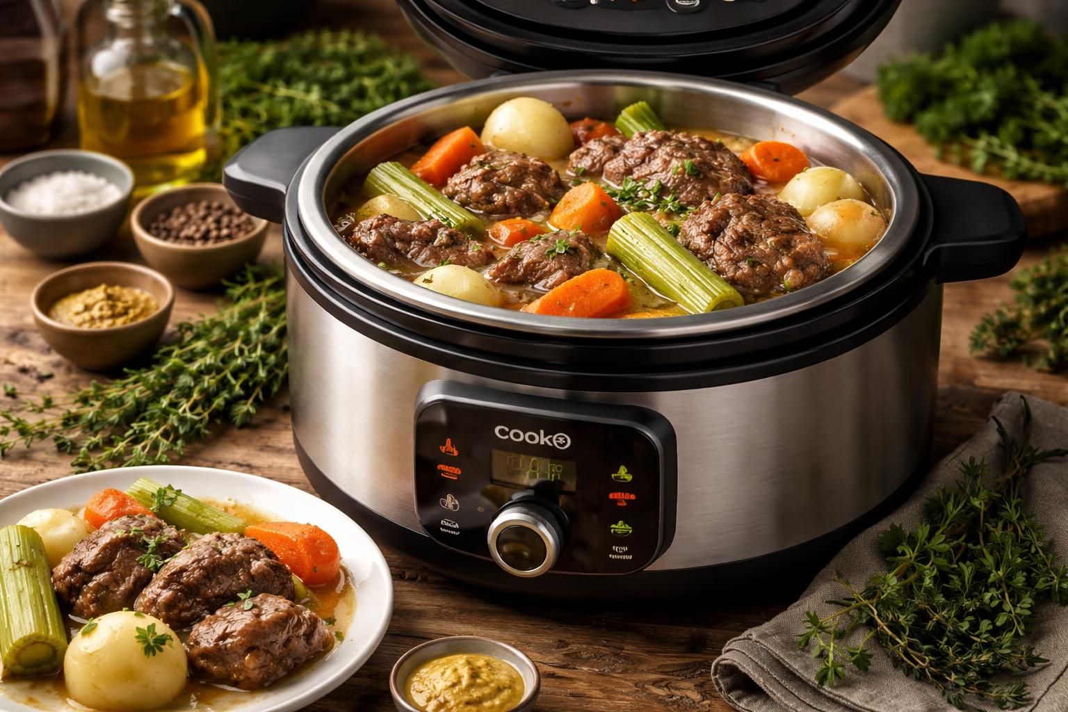 découvrez le pot-au-feu au cookeo, une recette traditionnelle revisitée pour des gourmets. profitez d'un plat savoureux et facile à préparer grâce à votre cookeo.