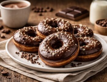 découvrez la recette gourmande de donuts au chocolat pour réveiller vos papilles avec une douceur irrésistible et facile à préparer.