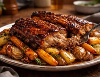 découvrez notre recette facile de travers de porc fondant cuits lentement au four, idéale pour les amateurs de viande qui aiment les plats savoureux et tendres.